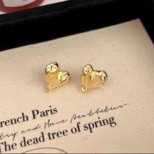Load image into Gallery viewer, Heart Shaped Korean Earrings