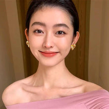 Load image into Gallery viewer, Heart Shaped Korean Earrings