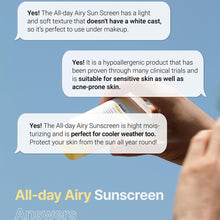Load image into Gallery viewer, Klairs All-Day Airy Sunscreen SPF 50+ PA++++