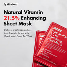 Load image into Gallery viewer, By Wishtrend Natural Vitamin 21.5% Enhancing Sheet Mask