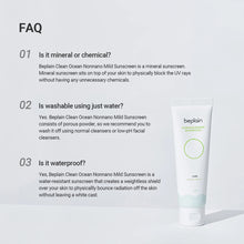Load image into Gallery viewer, Beplain Clean Ocean Nonnano Mild Sunscreen