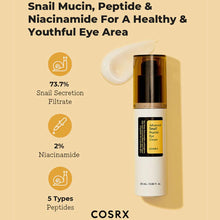 Load image into Gallery viewer, CosRx Advanced Snail Peptide Eye Cream