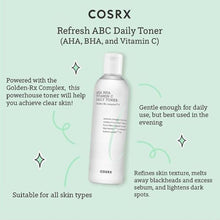 Load image into Gallery viewer, CosRx Refresh AHA BHA Vitamin C Daily Toner