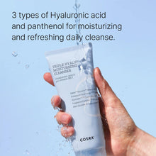 Load image into Gallery viewer, CosRx Hydrium Triple Hyaluronic Moisturizing Cleanser
