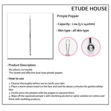 Load image into Gallery viewer, Etude House My Beauty Tool Pimple Popper description