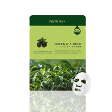 Load image into Gallery viewer, Farm Stay Visible Difference Mask Sheet - Green Tea Seed