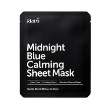 Load image into Gallery viewer, Klairs Midnight Blue Calming Sheet Mask