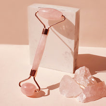 Load image into Gallery viewer, JARDIN Rose Quartz Massage Face Roller