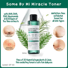 Load image into Gallery viewer, some by mi aha bha pha 30 days miracle toner ingredients