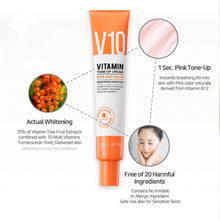 Load image into Gallery viewer, some by mi v10 vitamin tone up cream ingredients