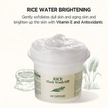 Load image into Gallery viewer, Skinfood Rice Mask Wash Off