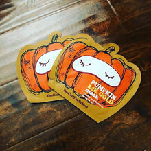 Load image into Gallery viewer, Too Cool For School Pumpkin 24K Gold Mask