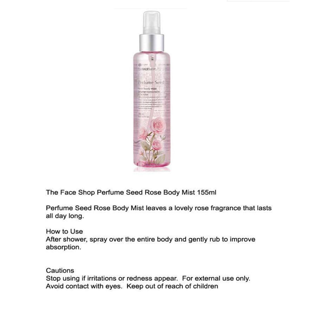 the face shop perfume seed rose body mist The Face Shop Perfume Seed Rose Body Mist – bellevous-in