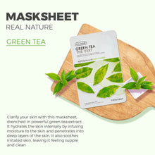 Load image into Gallery viewer, The Face Shop Real Nature Green Tea Face Mask