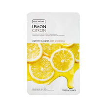 Load image into Gallery viewer, The Face Shop Real Nature Lemon Face Mask