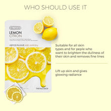 Load image into Gallery viewer, The Face Shop Real Nature Lemon Face Mask