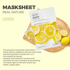 The Face Shop Real Nature Lemon Face Mask