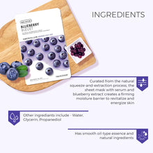 Load image into Gallery viewer, The Face Shop Real Nature Blueberry Face Mask