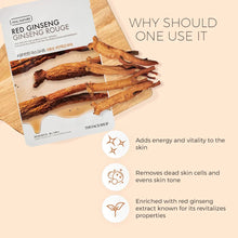 Load image into Gallery viewer, The Face Shop Real Nature Red Ginseng Face Mask