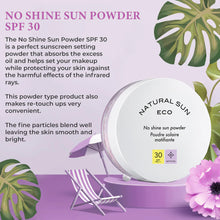 Load image into Gallery viewer, NaturalSun Eco No Shine Sun Powder