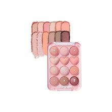 Load image into Gallery viewer, Colorgram Pin Point Eyeshadow Palette 01 Peach+Coral
