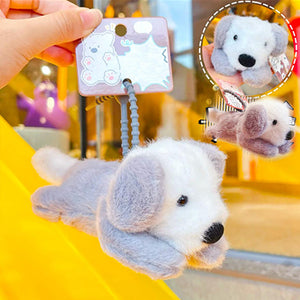 Astique Puppy Plush Keychain