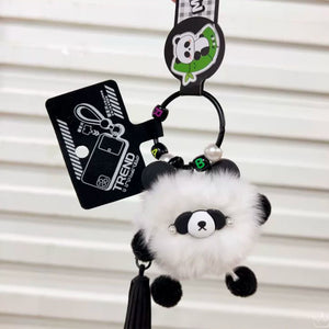 Fluffy Panda Charm