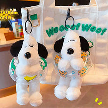 Load image into Gallery viewer, Snoopy Plush Korean Keychain with Inflatable Ring
