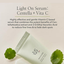 Load image into Gallery viewer, BEAUTY OF JOSEON Light On Serum Centella + Vita C – 30ml
