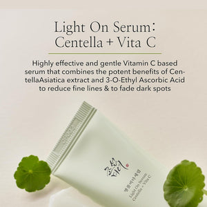 BEAUTY OF JOSEON Light On Serum Centella + Vita C – 30ml