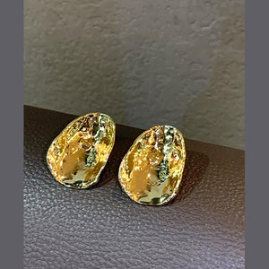 Gold Irregular Korean Earring