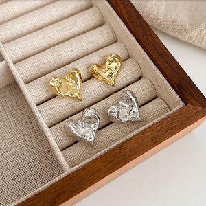 Heart Shaped Korean Earrings