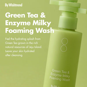 By Wishtrend Green Tea & Enzyme Milky Foaming Wash