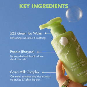 By Wishtrend Green Tea & Enzyme Milky Foaming Wash