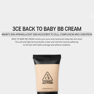 3ce back to baby bb cream ingredients