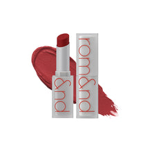 Load image into Gallery viewer, Rom&amp;nd Zero Matte Lipstick 18 Tanning Red
