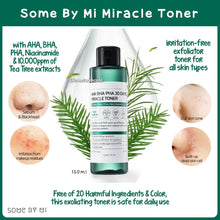 Load image into Gallery viewer, some by mi aha bha pha 30 days miracle toner ingredients
