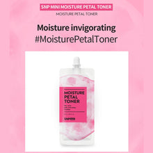 Load image into Gallery viewer, snp mini moisture petal toner ingredients
