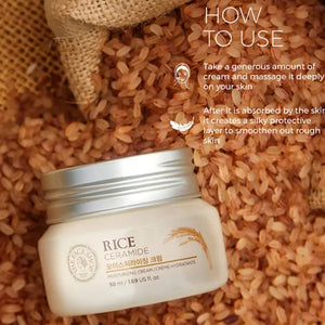 face shop rice ceramide moisture cream review