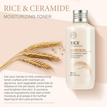 Load image into Gallery viewer, rice ceramide moisturizing toner the face shop
