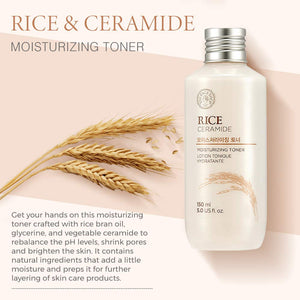 rice ceramide moisturizing toner the face shop