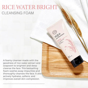 rice water bright cleansing foam 150ml
