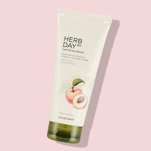herb day 365 master blending foaming cleanser- peach & figue