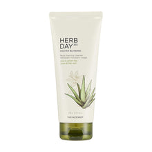 Load image into Gallery viewer, herb day 365 master blending foaming cleanser - aloe &amp; greentea
