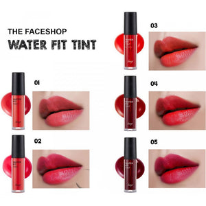 the face shop water fit lip tint