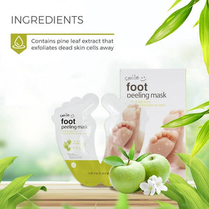the face shop smile foot peeling mask review