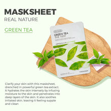 Load image into Gallery viewer, The Face Shop Real Nature Green Tea Face Mask

