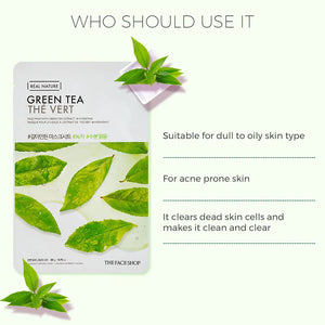 The Face Shop Real Nature Green Tea Face Mask