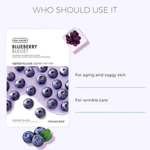Load image into Gallery viewer, The Face Shop Real Nature Blueberry Face Mask
